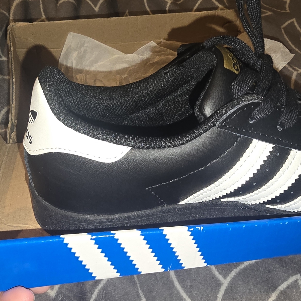 Adidas Originals Black and White Supwrstars Sneakers Classic Design